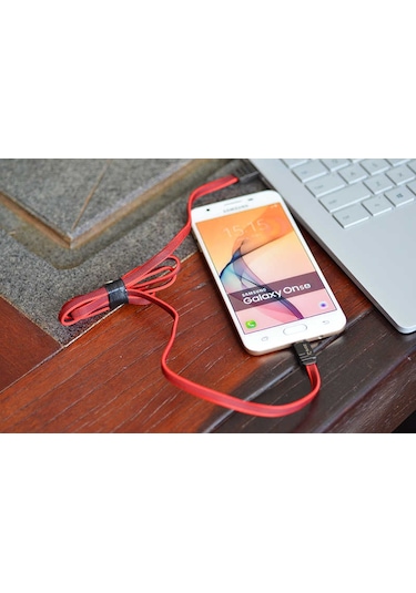 Kırmızı Mest Micro Usb Kablo 1m