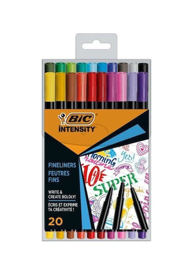 Bic İntensity Fineliner Keçeli Kalem 20'li