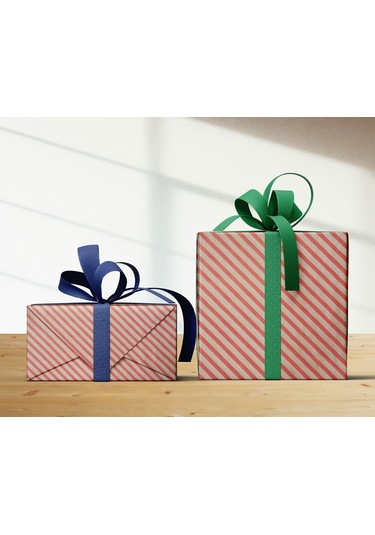 Kırmızı Verev Kraft Ambalaj Kağıdı Seti 10 Rulo Kağıt 70x100 C