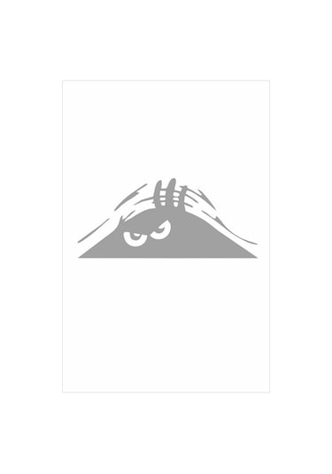 Bagajdan Bakan Adam Araç Oto Sticker (30X13,5 Cm)