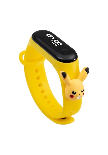 Ambalajla Çizgi Film Çocuk Saati Kadın Lise Ortaokul Öğrencileri Sevimli Su Geçirmez Spor Elektronik Bilezik Saat M3 Nane Yeşili Kurbağa Kutu İle Diğer