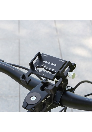 Gub Plus 18 Alüminyum Alaşımlı Cep Telefon Tutucu Darbeye Dayanıklı Bisiklet Telefonu Montaj Braketi Çok Renkli