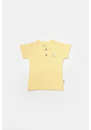 Bebek Şort Ve Tişört Takımı, Bebek Ve Yenidoğan Serisi - Csyb9041 Sarı