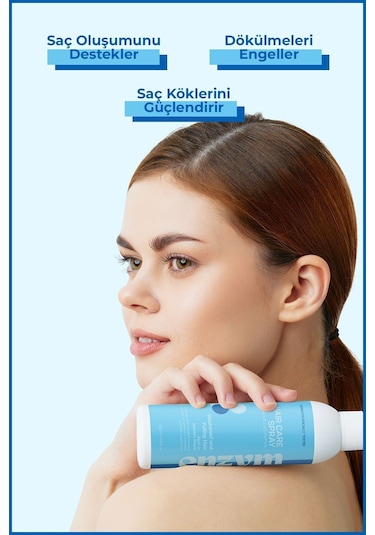 Enzym Cosmetics Zayıf Ve Dökülen Saçlara Özel Saç Bakım Spreyi 200 ML