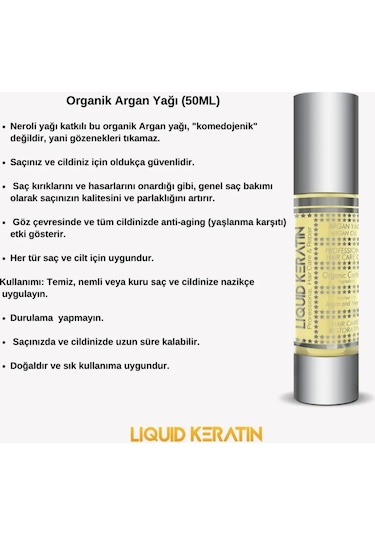 Organik Argan Yağı 50ml
