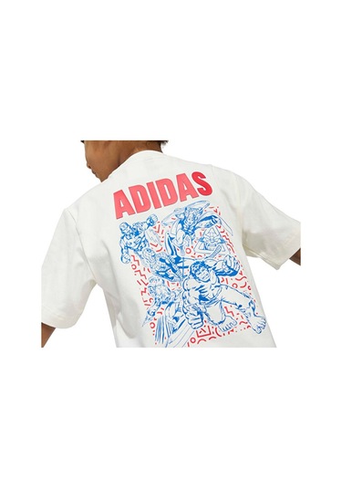 Adidas Lk Marvel Av T Çocuk Günlük Tişört Jz3572 Beyaz