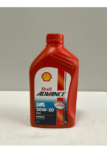 Shell Advance 4t Ax3 20w50 1 L Motor Yağı Üretim Tarihi 2025
