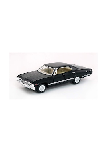 Kinsmart 1967 Chevrolet İmpala 1:34 Diecast Model Araba Siyah