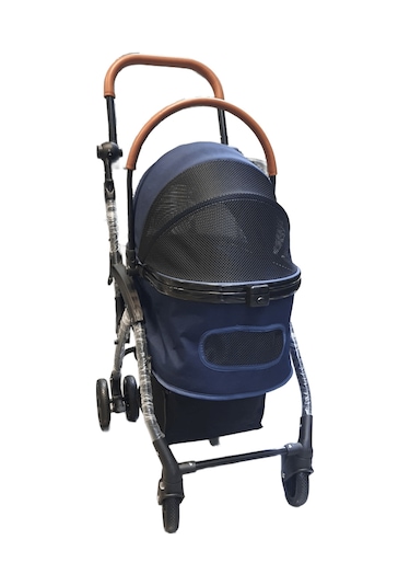 Tommy Evcil Hayvan Arabası 76, 5 X 48 X 99 Cm Lacivert Max 15 Kg