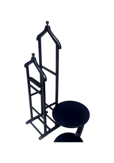 Bengimobilya Dilsiz Uşak C Ufo Takım, Model Parlak Siyah Lake Boya, Çift Tepel