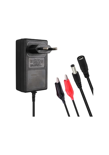 Ayt Weko 14.4 Volt 2 Amper 5.5x2.5 Mm Uçlu Krokodil Aparatlı Akü Şarj Cihazı Aleti Wk-29111