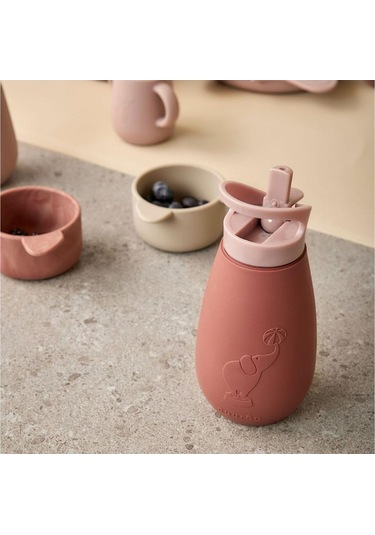 Nuuroo Pax Silikon Pipetli Suluk Mahogany Pembe 350 Ml