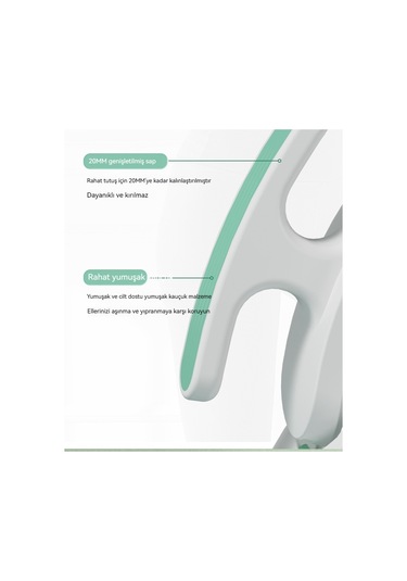 Jzcat Halka Bacak Masajı Ev Yoga Fitness Bacak Masajı - Gri