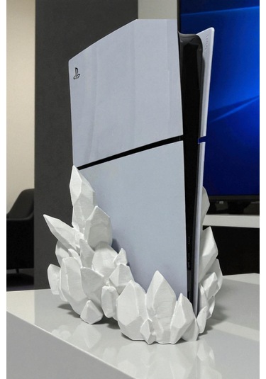 Ps5 Slım Stand Dijital Versiyon Uyumlu Playstation 5 Dikey Stand Ps5 Stand Beyaz
