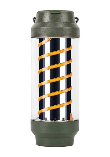 Dancemonkey Şarj Edilebilir Kamp Spiral Fener Su Geçirmez Çadır Lamba 001 Altın