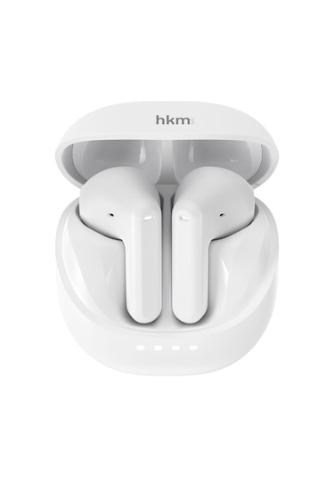 Opus Bluetooth V5.4 Kablosuz Kulak Içi Tws Kulaklık Enc Destekli 4 Mikrofon Sistemi Beyaz