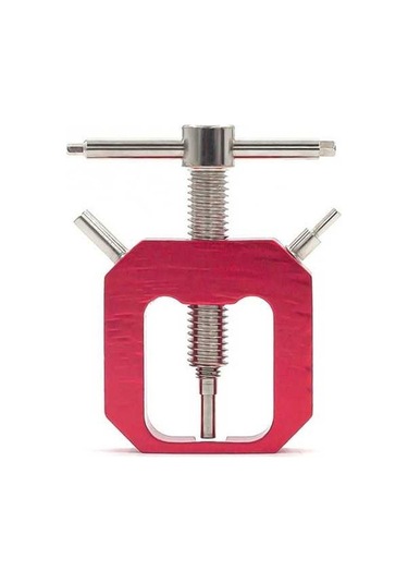 Besthome1 Rc Model Araç Dişli Çekme Aleti, Alüminyum Alaşımlı Kırmızı Motor Dişlisi Sökücü