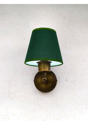 Shimmer Duvar Apliği Eskitme Gold Yeşil Başlıklı Yeşil
