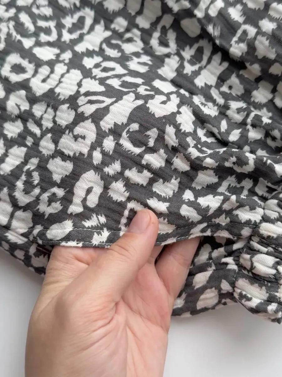 Nurami Evde Giyilen Müslin Pijama Pantolonu 253673407 Koyu Gri