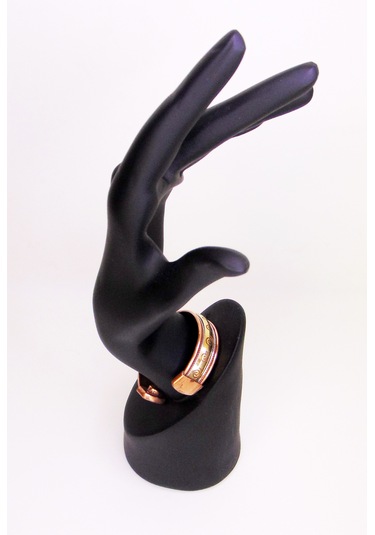 Unisex Spiral Desenli Manyetik Bakır  Ve  Bilekliği Bakır