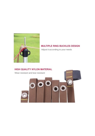 Novahub 3m Nylon String - Black/red/olive Green/brown Options - Olive Green, 3m Yüksek Kaliteli Çadır İpi - Siyah/kırmızı/ord. Yeşili/kahverengi Haki