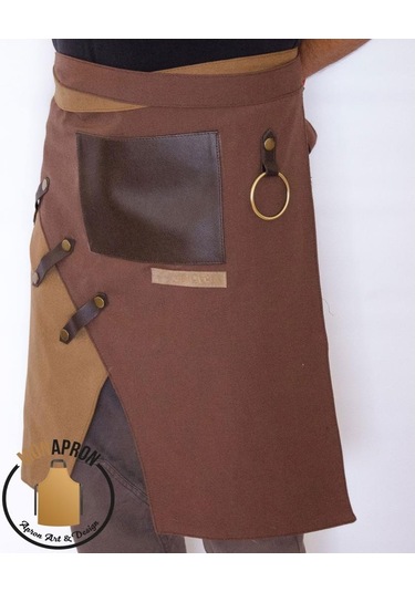 Barista Cafe Restaurant Şef Mixologist Tasarım Garson Önlük 02 (267786046)