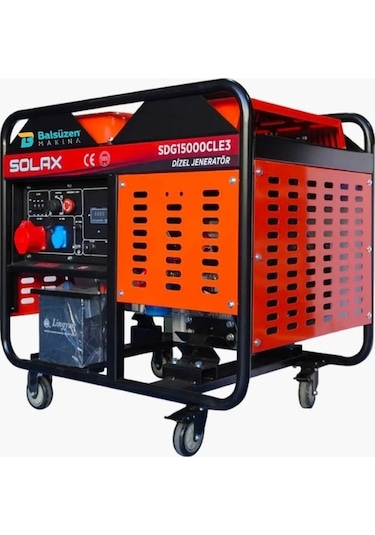 Solax SDG15000CLE3 15KW Trifaze Marşlı Dizel Jeneratör