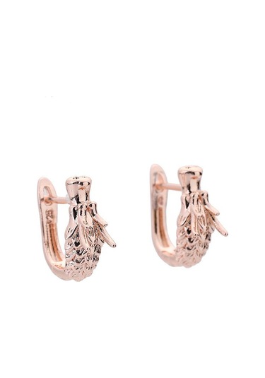 Gümüş Kişilik Ejderha Kafası Hoop Küpe Erkekler Kadınlar İçin 18 K Altın Ejderha Küpe Altın Hoop Yuvarlak Küpe