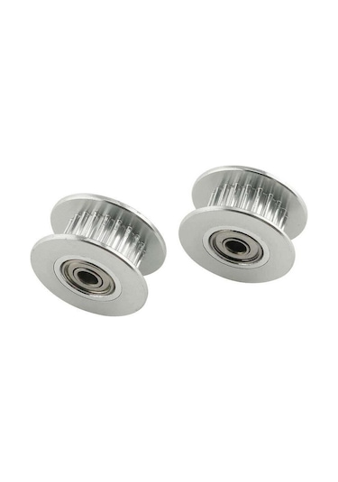 Koodmax 3d Yazıcı Printer Gt2 20 Diş Avare H Tipi Kasnak Vida Deliği 3mm Kayış 6mm Rulmanlı