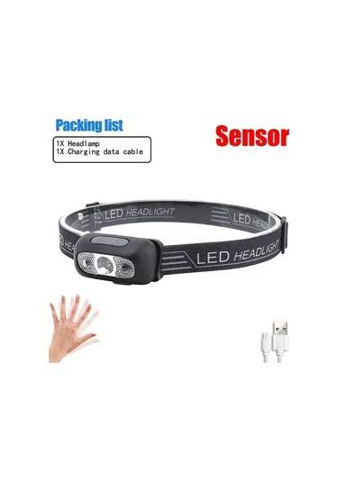 Liangmei Güçlü Işık Far Mini Led Gece Balıkçılık Güçlü Torch