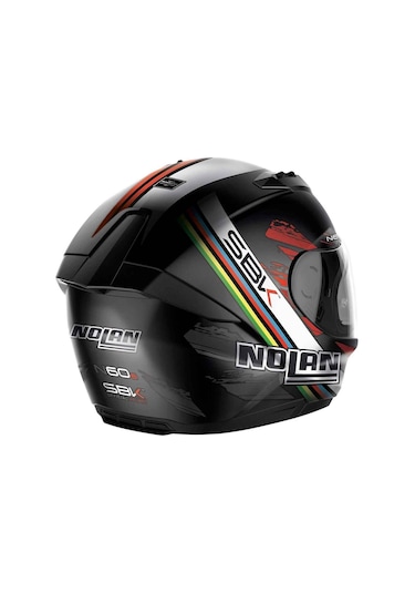 Nolan N60.6 Sbk Kapalı Moyosiklet Kaskı Beyaz - Kırmızı - Siyah 73249