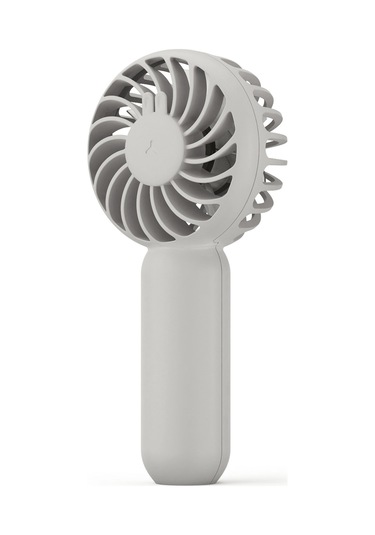 Gajeena Mf021 Gri Beyaz Cep Fanı - 3 Hızlı, Ultra Sessiz, Usb Şarjlı, 1200mah Pil, Seyahat Ve Masaüstü İçin