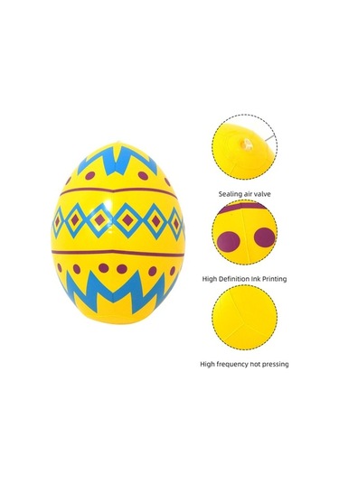 Pazly Yumurtası Suntek Şişme Sarı Paskalya Ev Dekoru Dekorasyon Vs