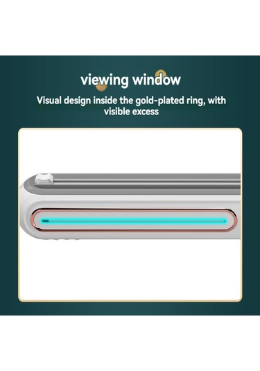 Kangvka Beyaz Ev Tipi Abs Manyetik Mutfak Folyo Kesici, Pürüzsüz Kaydırma, Yüksek Kalite, Modern Tarz Beyaz