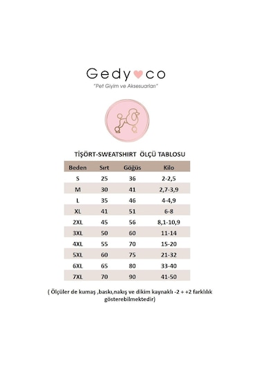 Gedyco Zümrüt Basic Küçük Irk Köpek Sweatshirtü