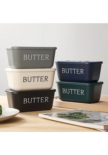 Trendooze Gaojunshop01 Dehov Premium Pp Beyaz Tereyağı Saklama Kaba Bıçaklı Dayanıklı Beyaz