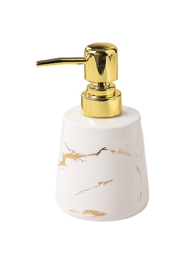 Suntek Banyo Otel Tezgahı Beyaz Için Sabunluk Boş Banyo Sıvı Kabı Beyaz