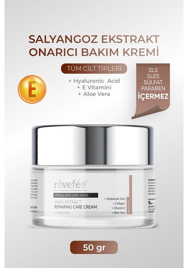 Salyangoz Ekstrat Onarıcı Bakım Kremi