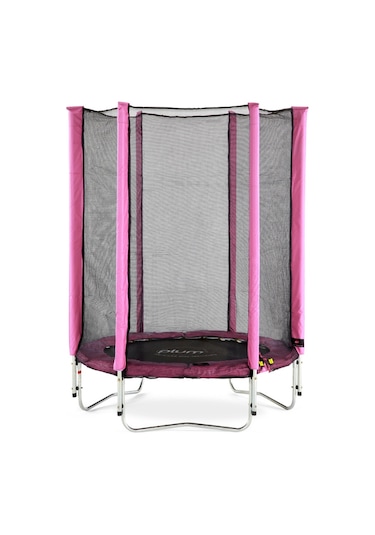 Plum File Korumalı Trambolin - 4 Ft - Pembe Çok Renkli