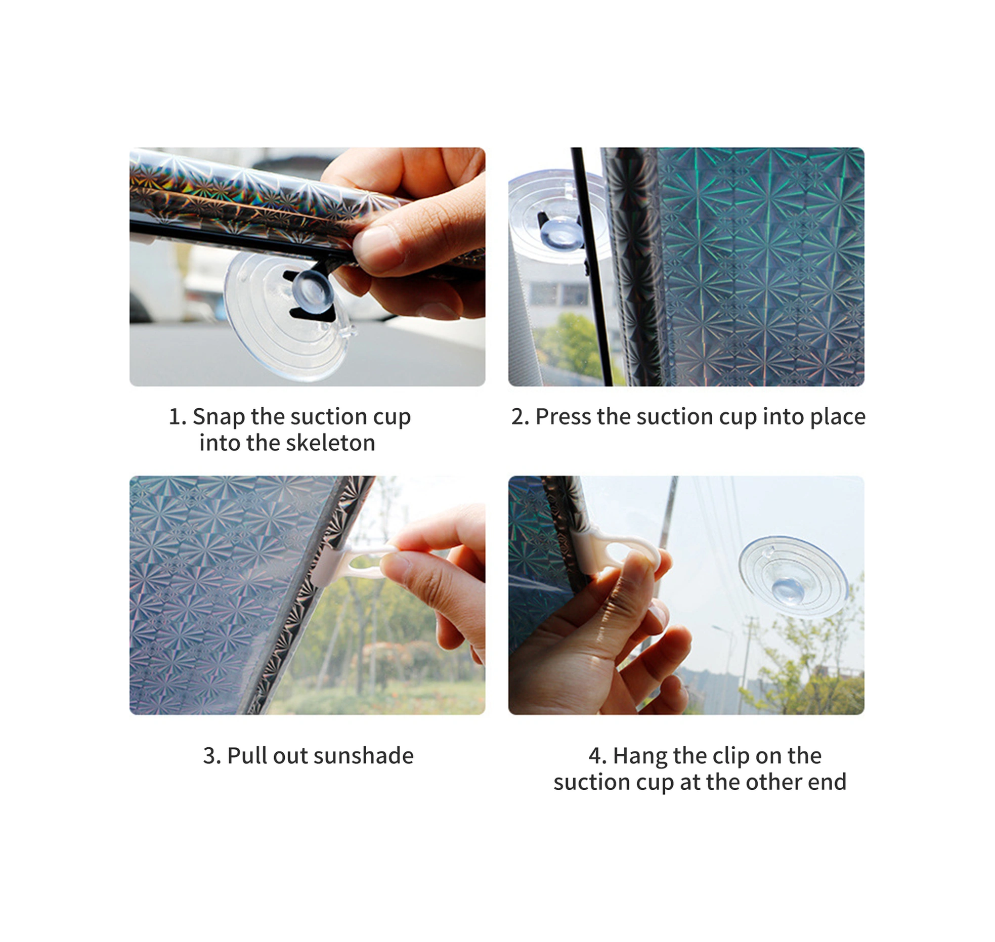 Lemestar 50x125cm Ön Cam Güneşlik, Otomatik Geri Çekilebilir, Isı Ve Uv Engeli, 3 Süpürgeyle Kurulum Kolay, Y-5214 Modeli