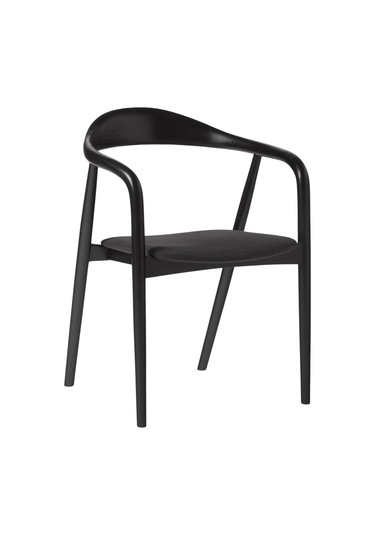 Zodiac Exclusive Yılan Ahşap Sandalye Siyah - Siyah