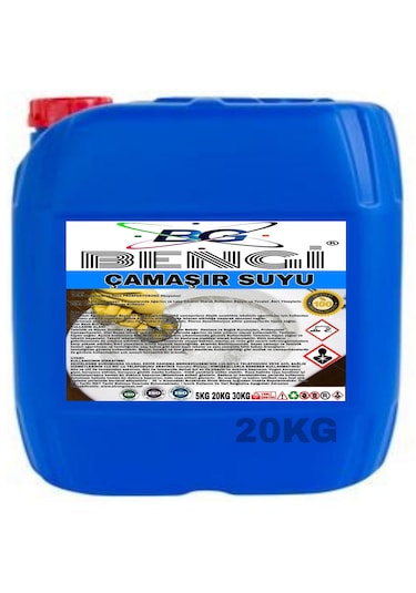 Çamaşır Suyu 20 Kg Tekli