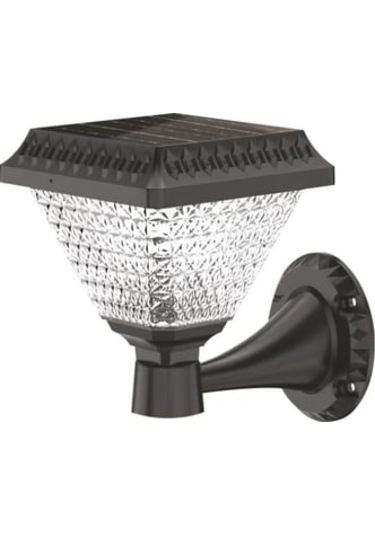 Cata Ct 7316 Solar Duvar Armatür 30w 6400k Beyaz Işık Siyah