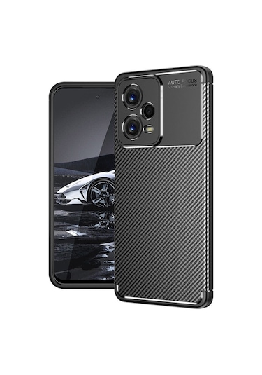 Apsuwa Xiaomi Poco X5 5g Kılıf Negro Karbon Fiber Silikon