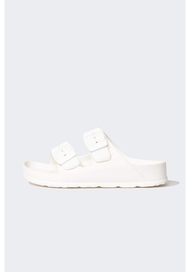 DeFacto Kız Çocuk Düz Taban Eva Terlik T4067A624SMWT41 Beyaz