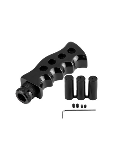 Lemestar Araç Vites Topu: Reçine+alüminyum Alloy, Ergonomik Tasarım, Siyah, Dayanıklı, Kolay Kurulum Siyah