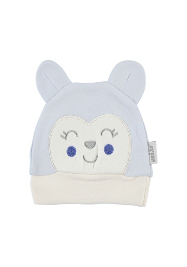 Civil Baby Bebek Kulaklı Bere 0-3 Ay Mavi