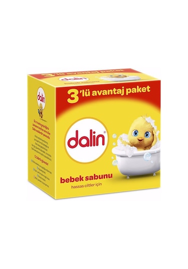 Dalin Klasik Bebek Sabunu 100 G 3'lü