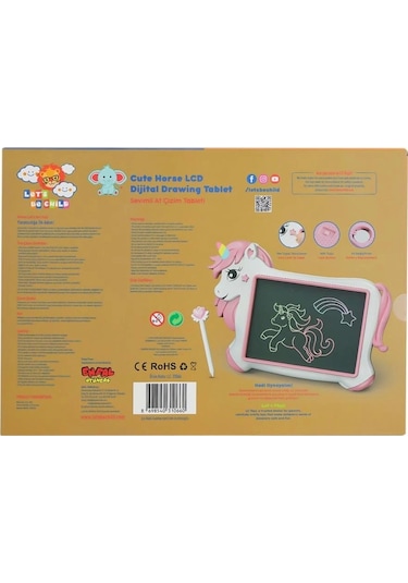 Nessiworld Lc-31066 Sevimli At Çizim Tableti 10 İnç -lets Be Child Çok Renkli