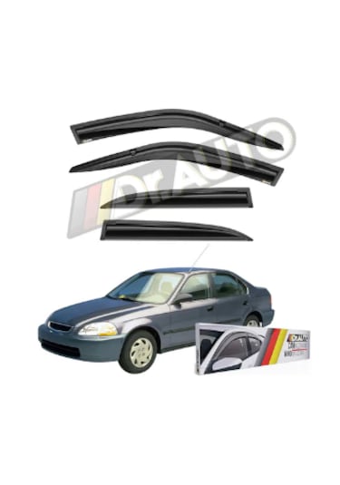 Honda Civic Hb Sd 1996-2001 Cam Rüzgarlığı 4'lü